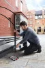 BOSCH 06019K3103 GSB 185-LI Cu acumulator ütvefúró-șurubelniță fără baterie și încărcător szerszámîn valiză