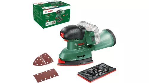 BOSCH 06033E3100 UniversalSander 18V-10 Cu acumulator multișlefuitor (fără baterie și încărcător)