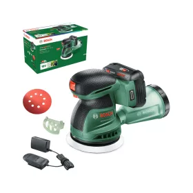   BOSCH 06033E4102 UniversalOrbit 18V-20 Cu acumulator Excentercsiszoló (2,0 Ah akkuval; AL18V20 töltővel)