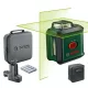 BOSCH 0603663E04 UniversalLevel 360 cu linii încrucișate laser de nivelare szett + MM3