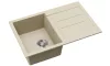 EVIDO Cubo 45S chiuvetă din granit, 780 x 500 mm, bej