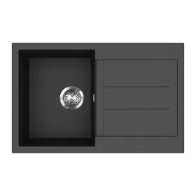 EVIDO Cubo 45S chiuvetă din granit, 780 x 500 mm, antracit