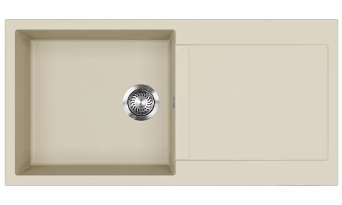 EVIDO Cubo XL 6S chiuvetă din granit, 1000 x 500 mm, bej