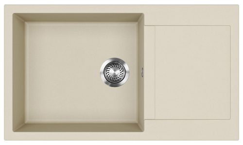 EVIDO Cubo XL 6S compact granit chiuvetă, 860 x 500 mm, bej
