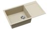 EVIDO Cubo XL 6S compact granit chiuvetă, 860 x 500 mm, bej