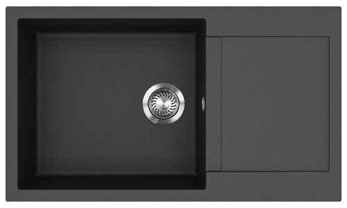 EVIDO Cubo XL 6S compact granit chiuvetă, 860 x 500 mm, antracit