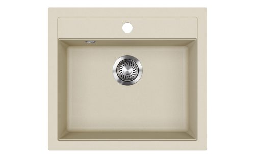EVIDO Quadro 6 granit chiuvetă, 562 x 510 mm, bej