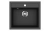 EVIDO Quadro 6 granit chiuvetă, 562 x 510 mm, antracit