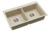 EVIDO Quadro 9 granit chiuvetă, 860 x 510 mm, bej