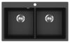 EVIDO Quadro 9 granit chiuvetă, 860 x 510 mm, antracit
