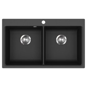 EVIDO Quadro 9 granit chiuvetă, 860 x 510 mm, antracit