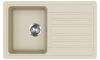 EVIDO Home 45S granit chiuvetă, 765 x 460mm, bej