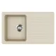 EVIDO Home 45S chiuvetă din granit, 765 x 460mm, bej
