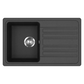 EVIDO Home 45S granit chiuvetă, 765 x 460mm, antracit