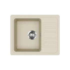   EVIDO Home 45S compact chiuvetă din granit, 575 x 460 mm, bej