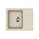 EVIDO Home 45S compact chiuvetă din granit, 575 x 460 mm, bej