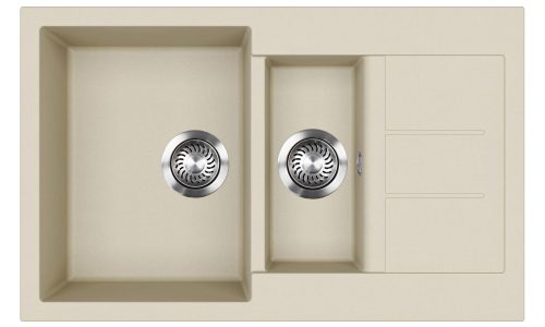 EVIDO Cubo 6S compact granit chiuvetă 800x500 bej