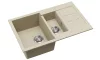 EVIDO Cubo 6S compact chiuvetă din granit 800x500 bej