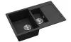 EVIDO Cubo 6S compact chiuvetă din granit800x500 antracit