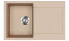 EVIDO Cubo 45S chiuvetă din granit, 780 x 500mm, avena