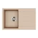 EVIDO Cubo 45S chiuvetă din granit, 780 x 500mm, avena