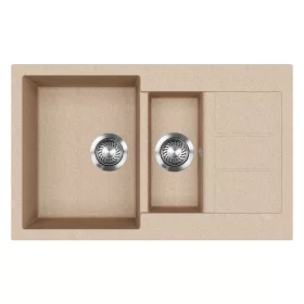 EVIDO Cubo 6S compact chiuvetă din granit800x500 avena