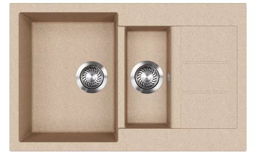 EVIDO Cubo 6S compact chiuvetă din granit800x500 avena