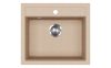 EVIDO Quadro 6 granit chiuvetă, 562 x 510mm, avena