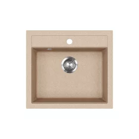 EVIDO Quadro 6 chiuvetă din granit, 562 x 510mm, avena