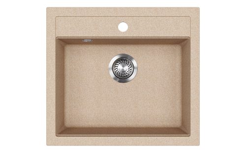 EVIDO Quadro 6 granit chiuvetă, 562 x 510mm, avena