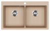 EVIDO Quadro 9 granit chiuvetă, 860 x 510mm, avena
