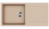 EVIDO Cubo XL 6S chiuvetă din granit, 1000 x 500 mm, avena