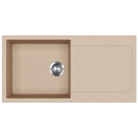 EVIDO Cubo XL 6S granit chiuvetă, 1000 x 500 mm, avena