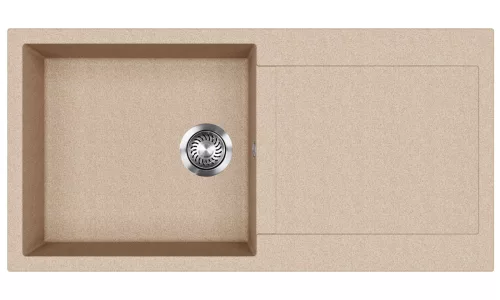EVIDO Cubo XL 6S chiuvetă din granit, 1000 x 500 mm, avena