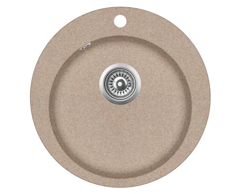 EVIDO Tondo kerek granit chiuvetă, 505 mm,avena