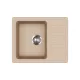 EVIDO Home 45S compact chiuvetă din granit,575 x 460 mm, avena