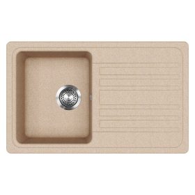 EVIDO Home 45S granit chiuvetă, 765 x 460mm, avena