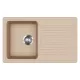 EVIDO Home 45S chiuvetă din granit, 765 x 460mm, avena