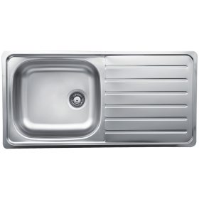   EVIDO Typon XL 6S chiuvetă inox, o cuvă cu picurătoare, 100x50 cm, natúr
