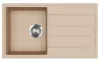 EVIDO Easy 45S chiuvetă din granit, 760 x 440 mm, avena