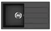 EVIDO Easy 45S chiuvetă din granit, 760 x 440 mm, antracit