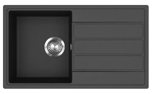 EVIDO Easy 45S chiuvetă din granit, 760 x 440 mm, antracit