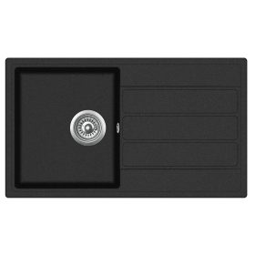   EVIDO EASY 45S granit chiuvetă 760x440 antracit, doboz nélkül, lefolyógarnitúrával