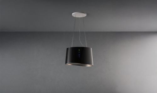 FALMEC MARE E.ion függesztett légtisztító, 66 cm, fekete üveg