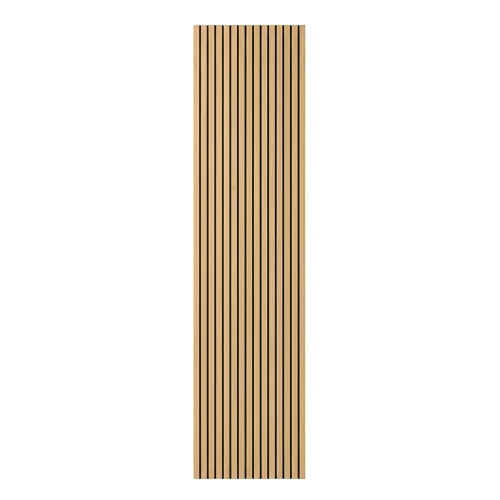 Akusztikus falpanel bambusz hatású 260x60x1,8 cm