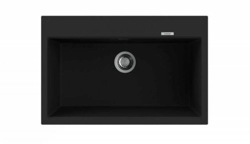 NODOR - chiuvetă NorGranite 78.50 1B BK negru