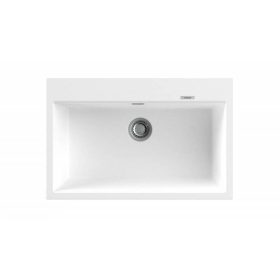 NODOR - chiuvetă NorGranite 78.50 1B WH alb