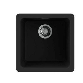 NODOR - chiuvetă NorGranite 40.40 1B BK negru