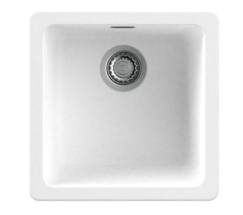 NODOR - chiuvetă NorGranite 40.40 1B WH alb