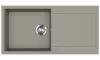 EVIDO Cubo XL 6S chiuvetă din granit, 1000 x 500 mm, platină